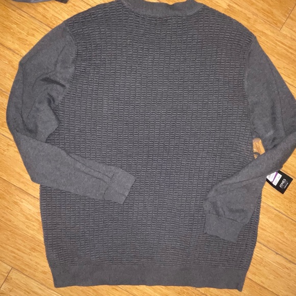 Jones New York Other - NWT Jones New York Men’s Gray Textured Pullover Sweater